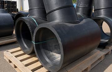 Warehouse HDPE fitting inventory