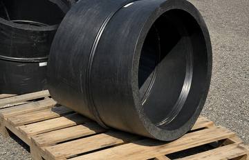 HDPE fabricated fitting in stock