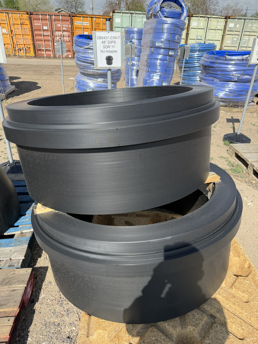 HDPE flange fitting ready for quote review