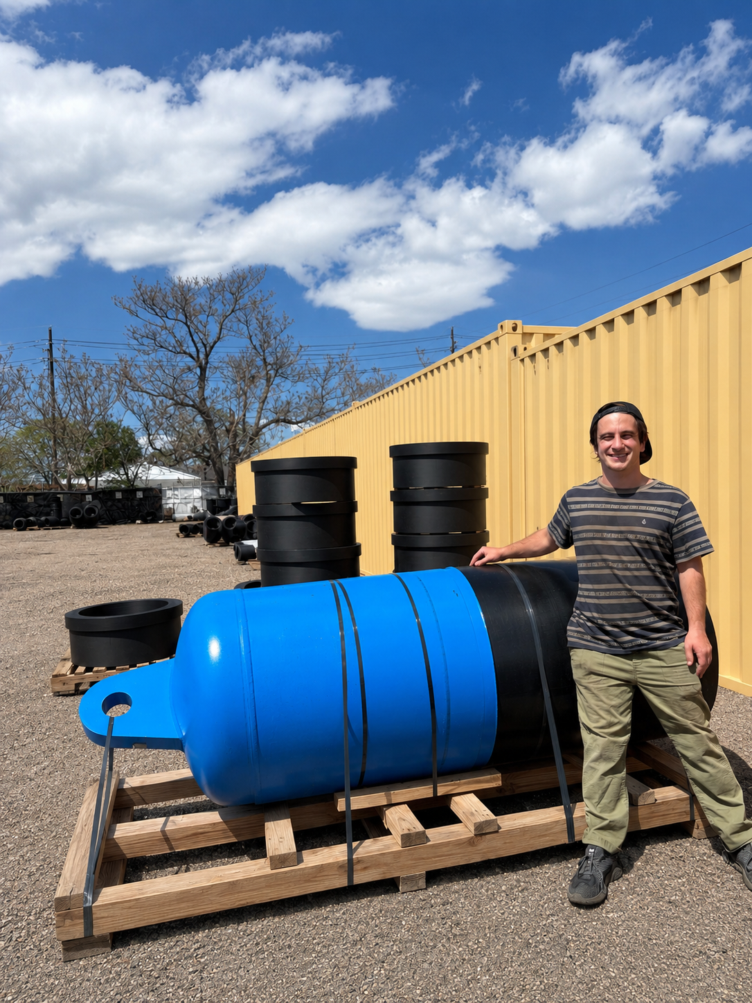 911HDPE branded HDPE pull head